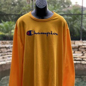 Champion Life Men's 2XL Long Sleeve‎ T-Shirt - Cotton Activewear Casual Top